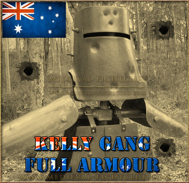Miniature of Ned Kelly armour Ned Kelly folk hero armour mini
