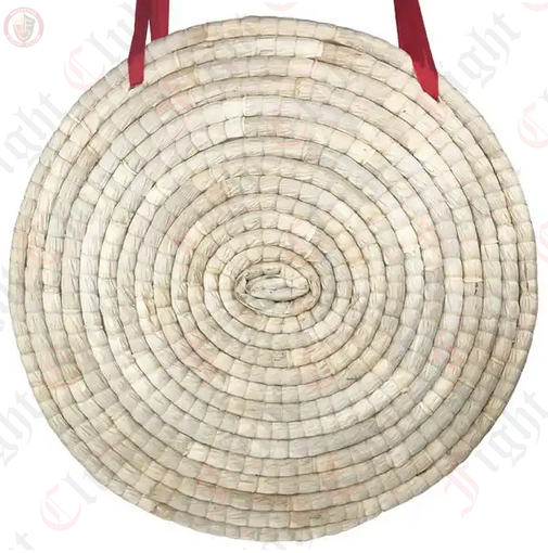 reverse side of archery target