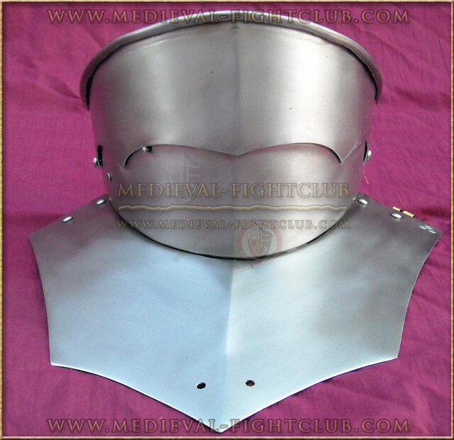 Gothic Bevor - Mild steel