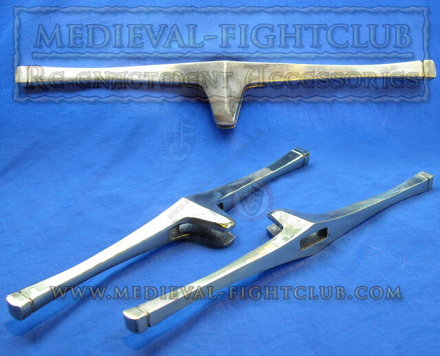 Brass Wide Crossguard with deep langets