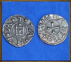 Coin replica - Crusader Genoa - CVNRADI REX