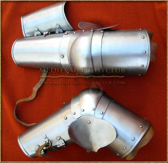 Elbow and arm guards - (hinged forearms)