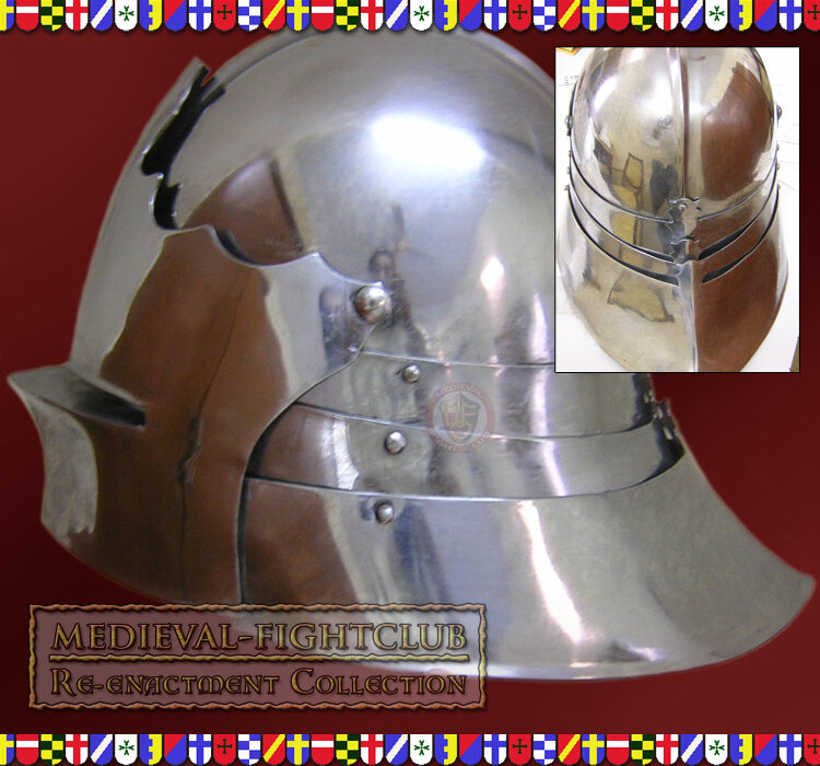 Full Gothic Sallet - side view