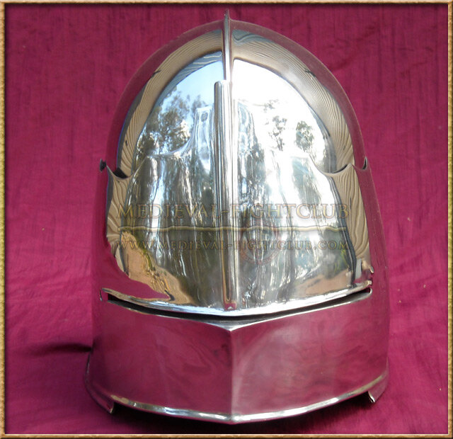 Full Gothic Sallet - Stainless Steel