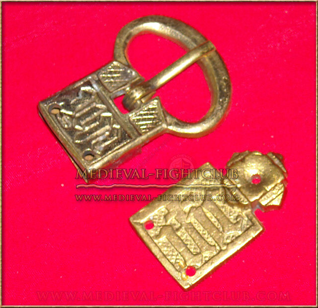 "IHC" Buckle and chape set, 1350-1500