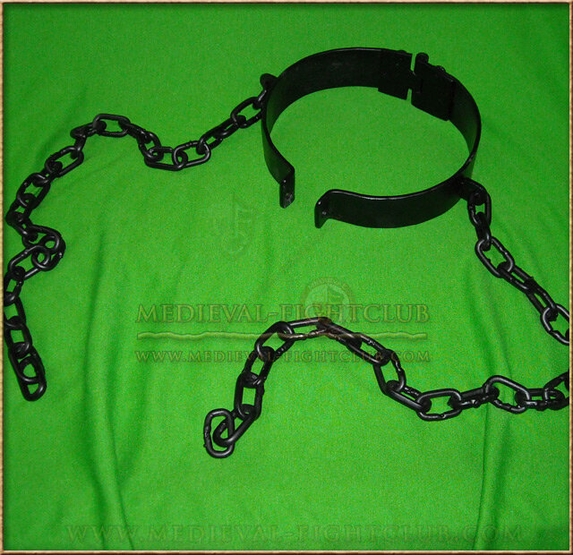 Neck shackle and chains