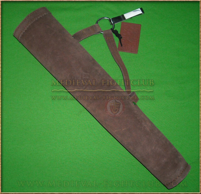 Tube side quiver - fawn suede