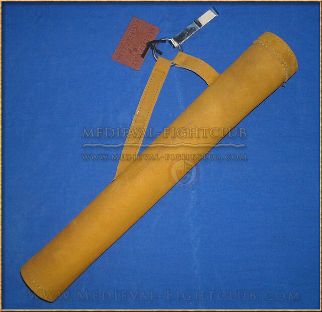 Tube side quiver - mustard suede