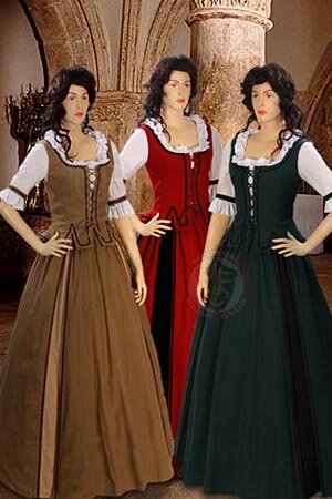 Tavern Barmaid Wench Dress
