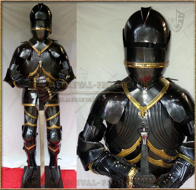 Dark Prince armour suit & close helm