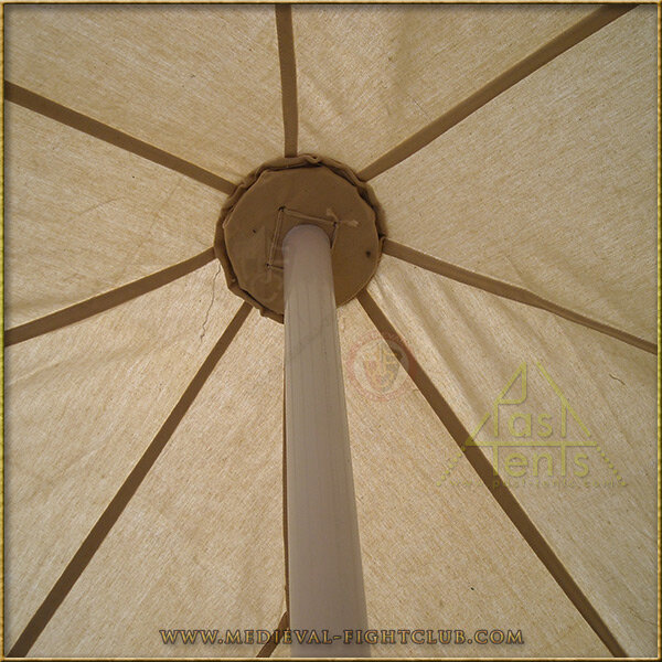 Square marquee tent (5m diameter) Roof Interior