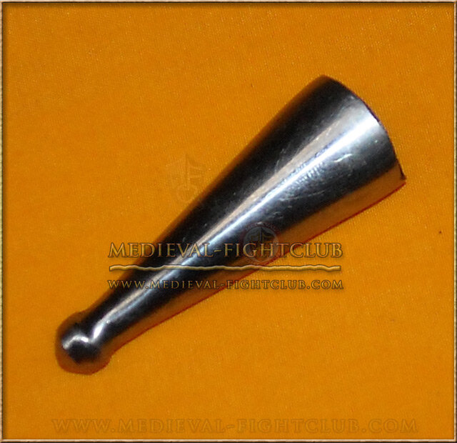 Metal Chape for scabbard - medium
