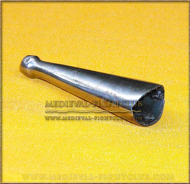 Metal Chape for scabbard - medium