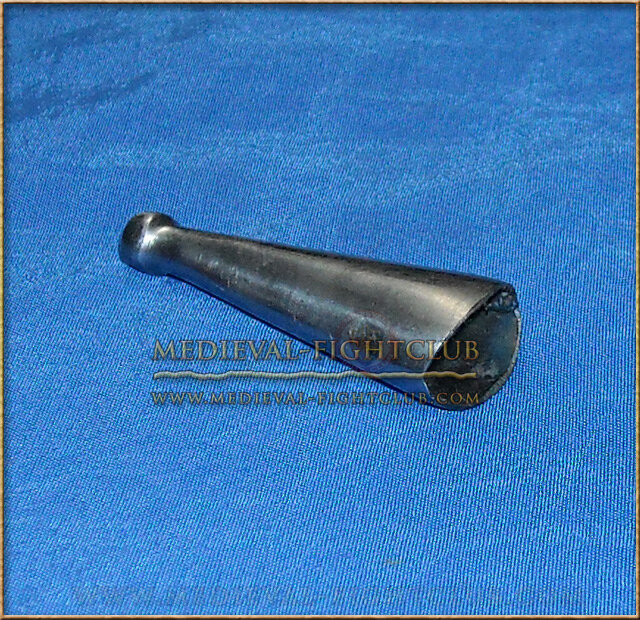 Metal Chape for scabbard - small