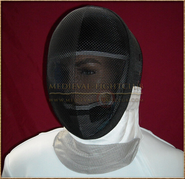 Fencing Foil Mask - removable conductive bib