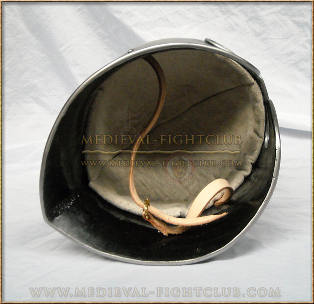 Flared Barbute Combat Helmet