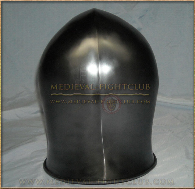 Flared Barbute Combat Helmet