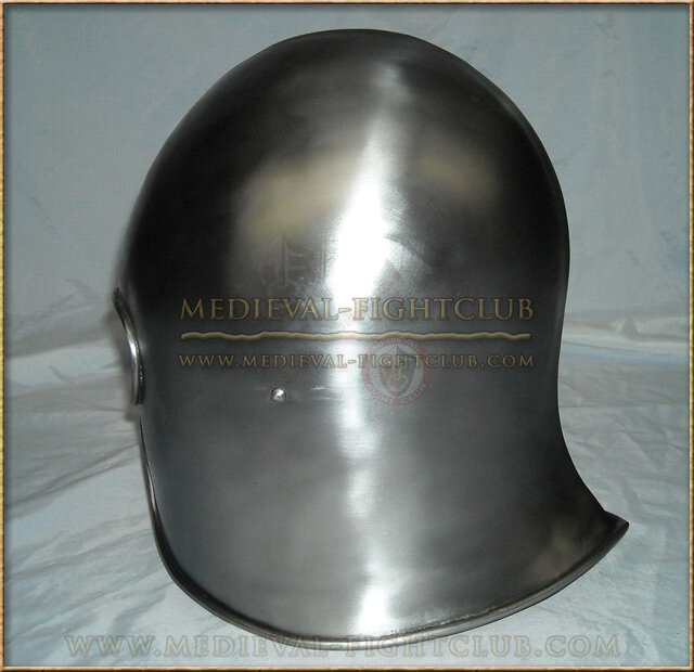 Flared Barbute Combat Helmet