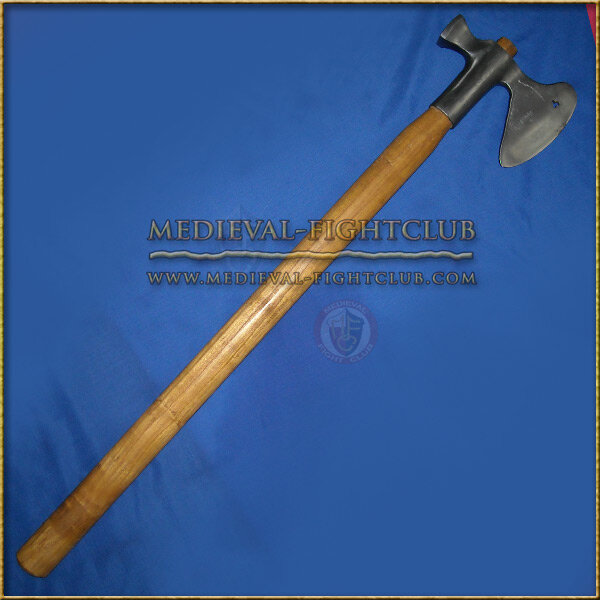 15thC axe on wooden handle