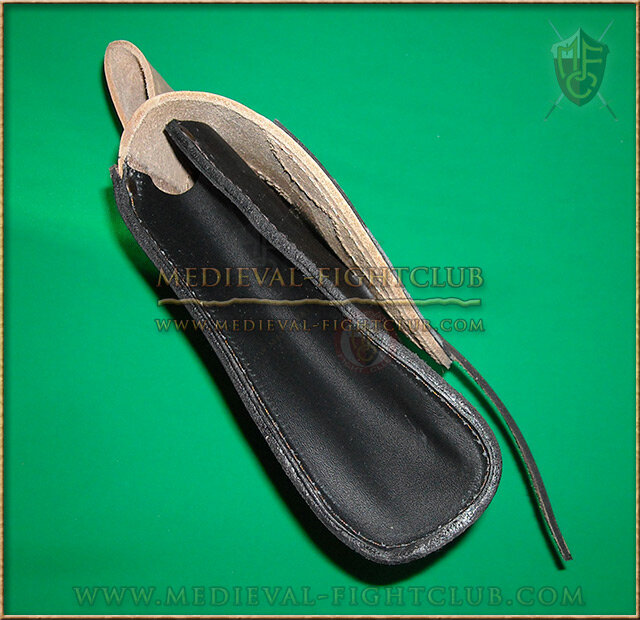 Two Tone Scalloped Pouch