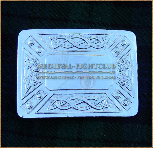 Celtic Weave Kilt Belt Buckle