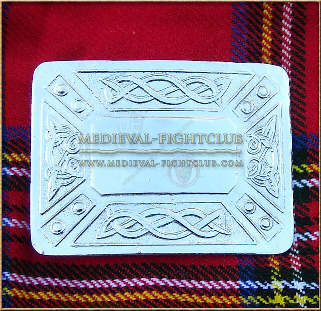 Celtic Weave Kilt Belt Buckle