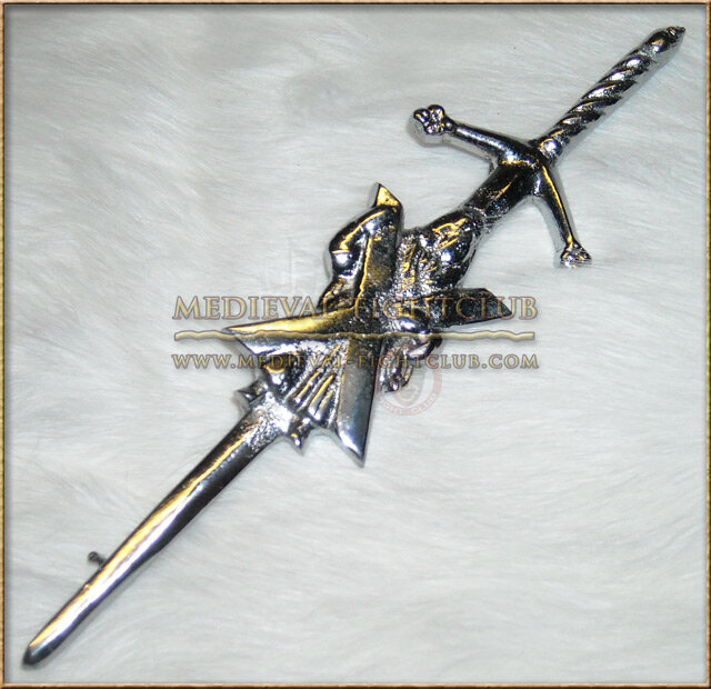 Scottish claymore kilt pin