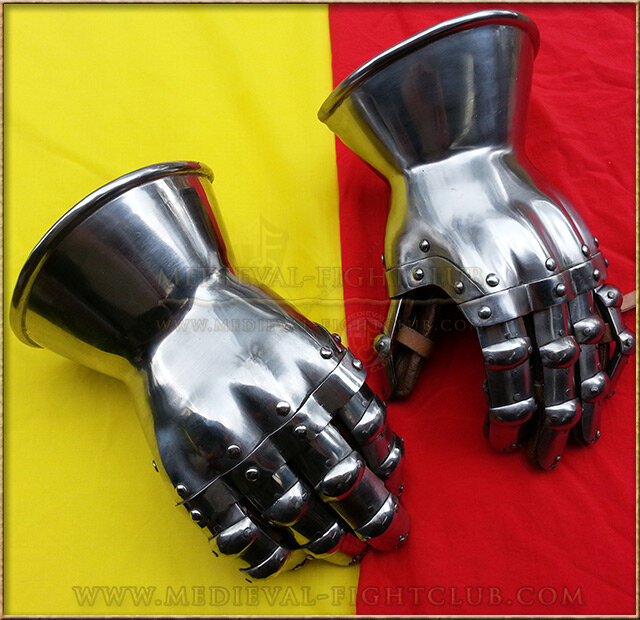 Hourglass Gauntlets - finger plates