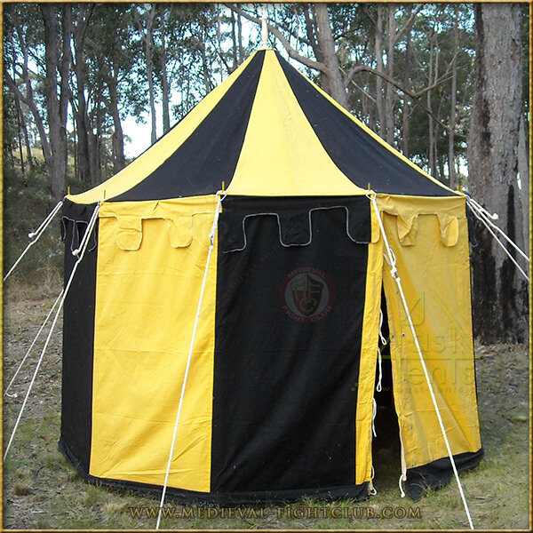 Pavilion - Striped Round Tent (3m diameter)