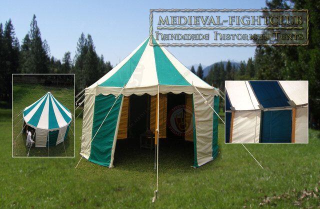 all features of green and white pavilion