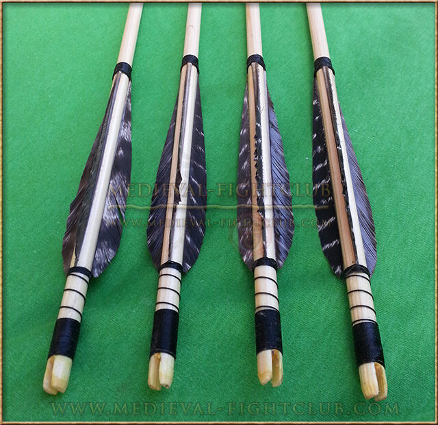 Arrow - Turkey feathers with target points