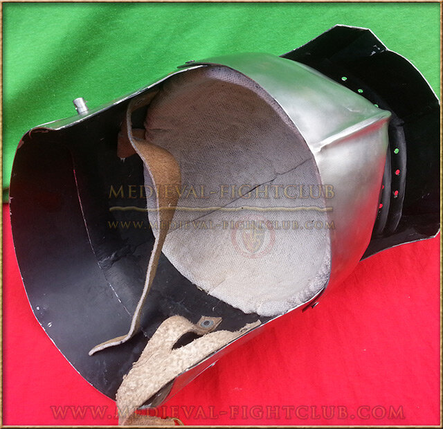 Battle helm -  Milanese Bellows Visor