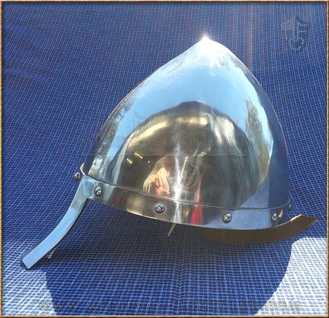 Phrygian shaped Norman helmet