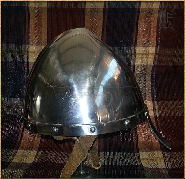 Phrygian shaped Norman helmet