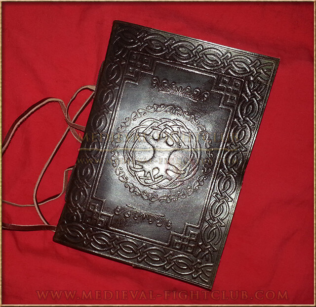 Leather Diary Journal embossed 'Tree of Life'