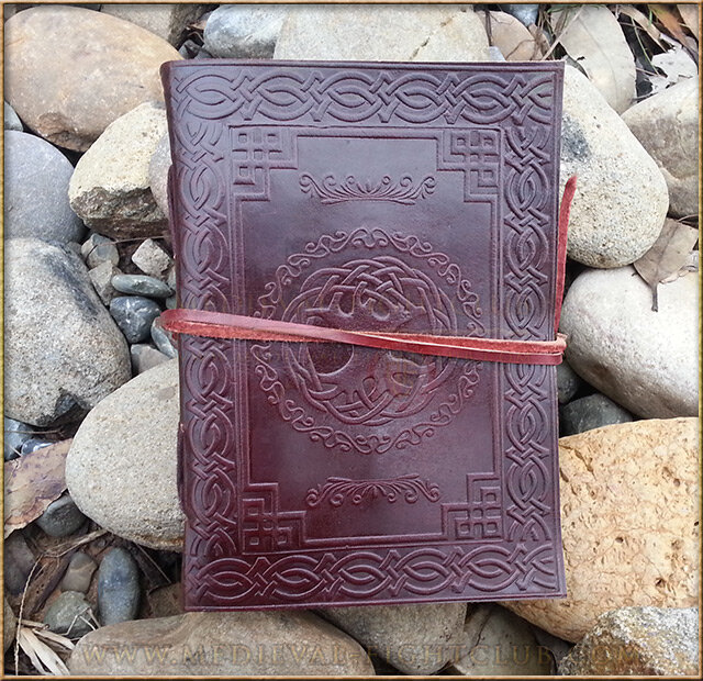 Leather Diary Journal embossed 'Tree of Life'