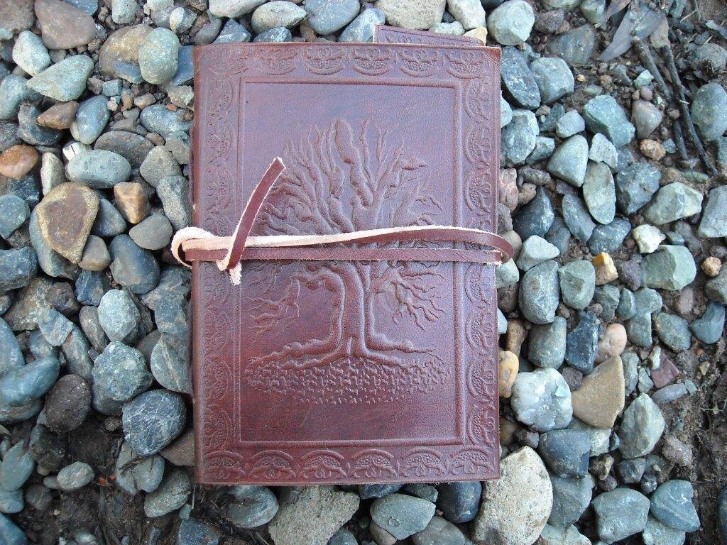 Tree of Life Leather Journal 10cm x 15cm