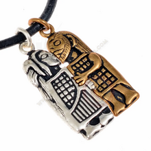 goldgubbe necklace on strap