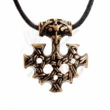 hiddensee cross necklace on cord
