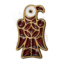 left facing ostrogothic bird brooch