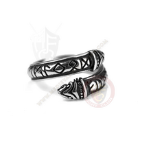 viking ring with runes