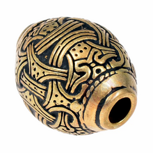viking bead in bronze